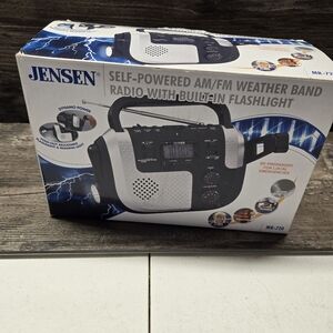 Jesen Mr-720 Radio WeatherBand AM/FM Radio‎ LED Flashlight Lantern Speaker LN